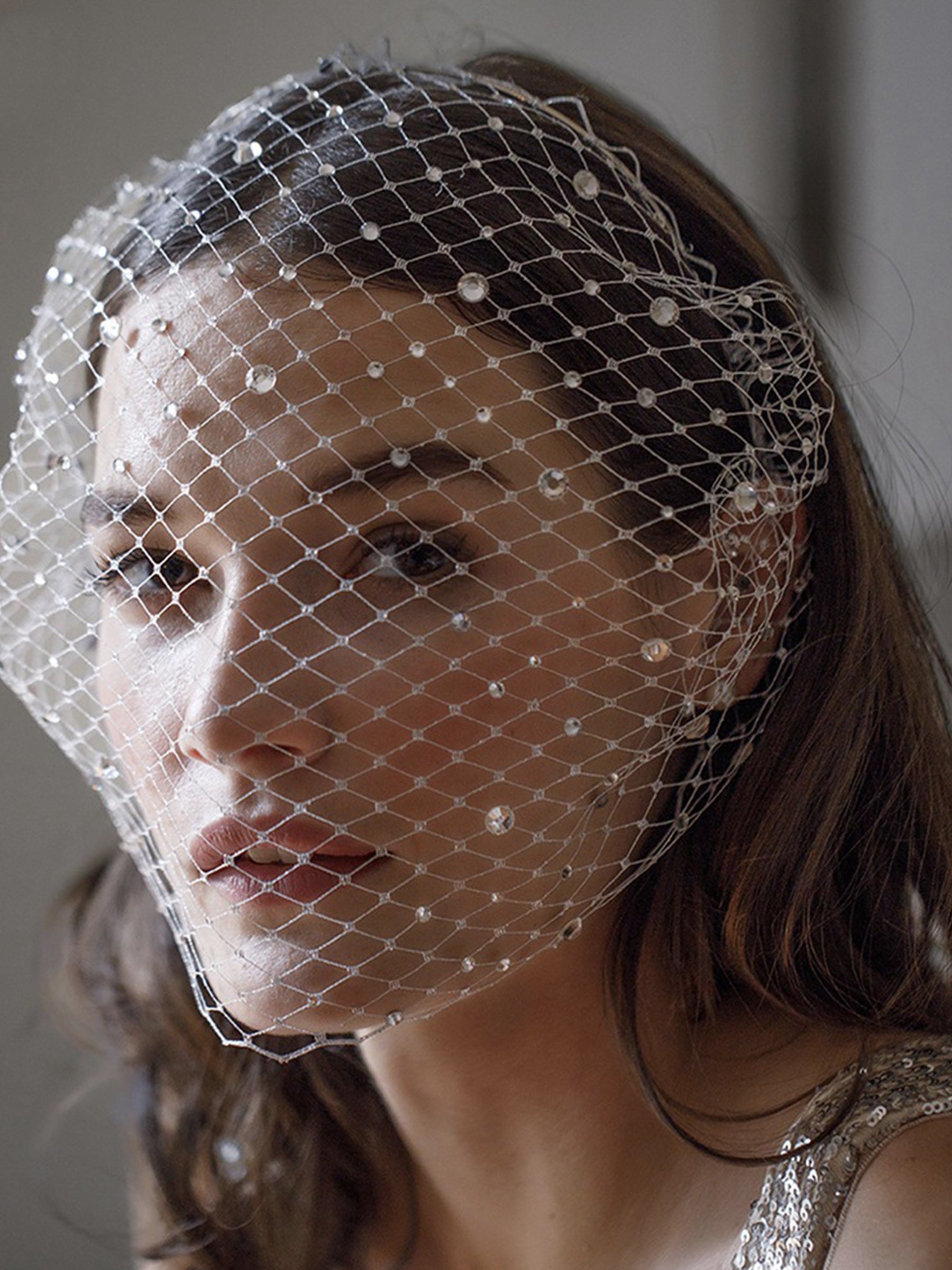 VA12 Bird Cage Style Veil