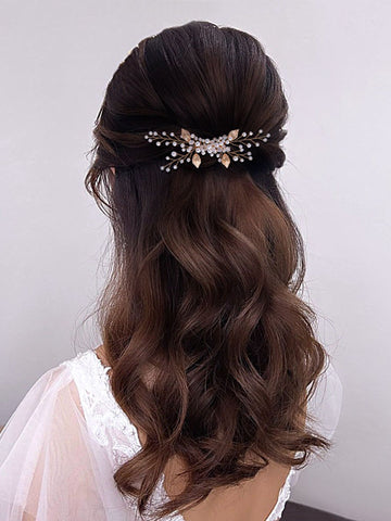 HP180 Alloy Leaf Hair Accessories