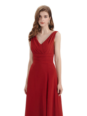 Sleeveless Chiffon Dress-Cocktail