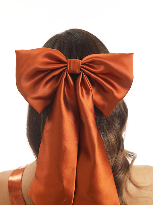 Bow Satin Hair Clip