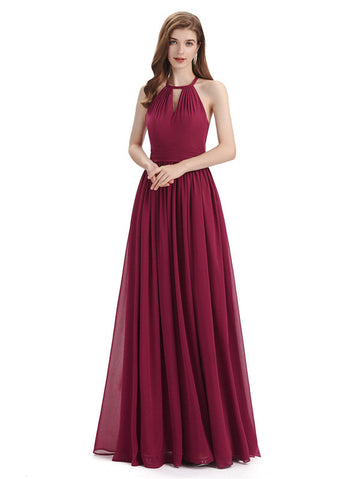Vicky Halter Chiffon Dress