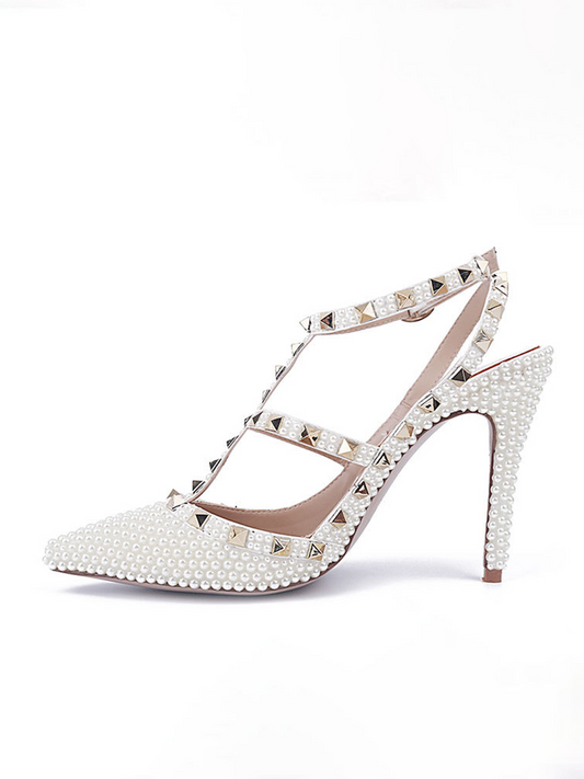 Pearl Slingback Closed Heel