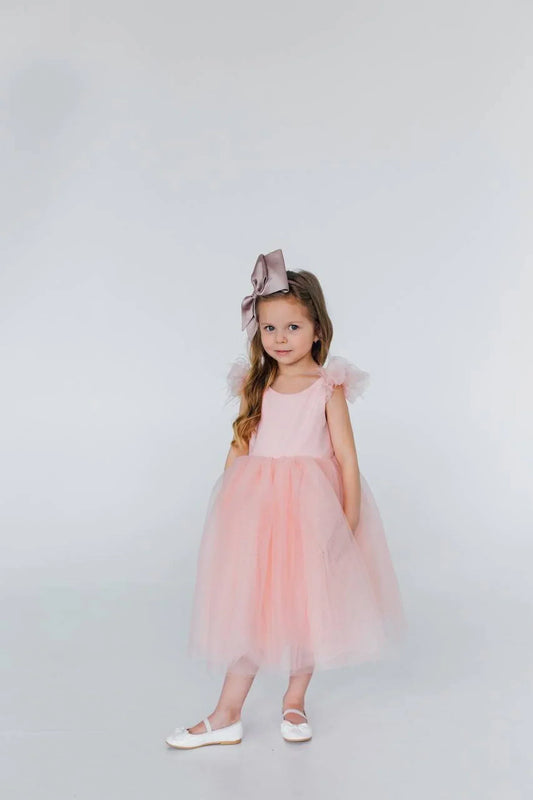 Liv Bow Tie Tulle Dress