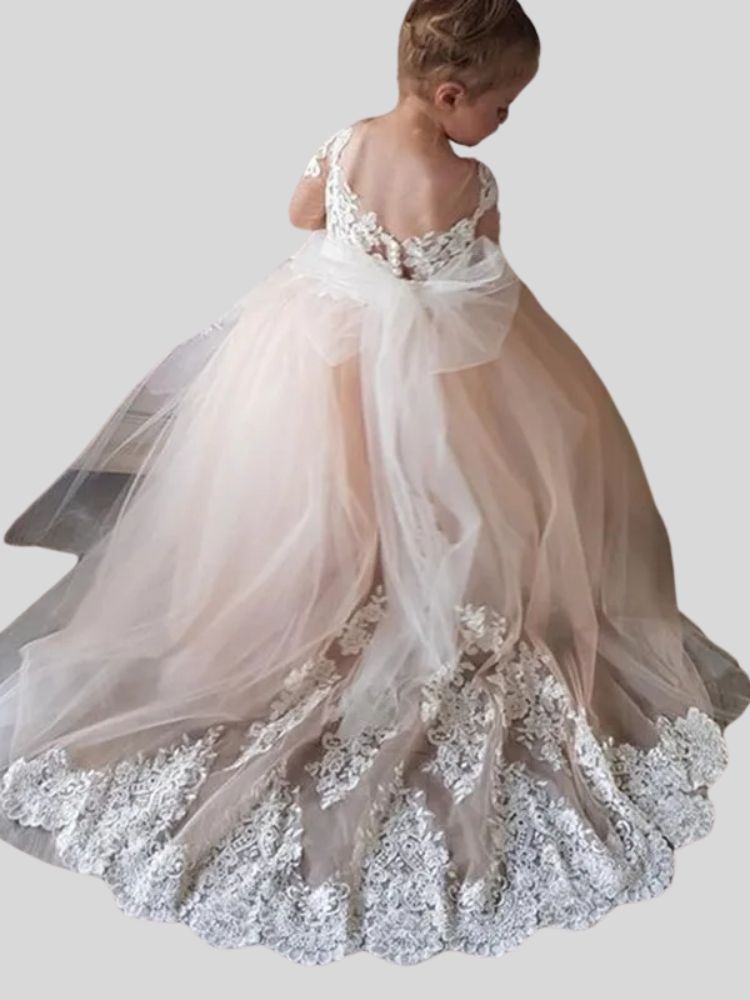 Janice O-Neck Lace Dress