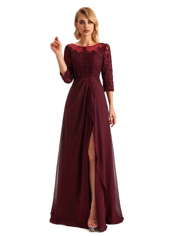 A-line Chiffon Dress