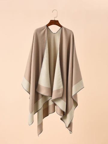 Oversized Open Front Shawl Wraps