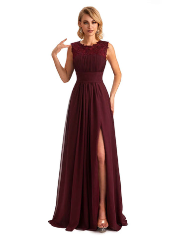 Hennesey Spaghetti Straps Chiffon Dress