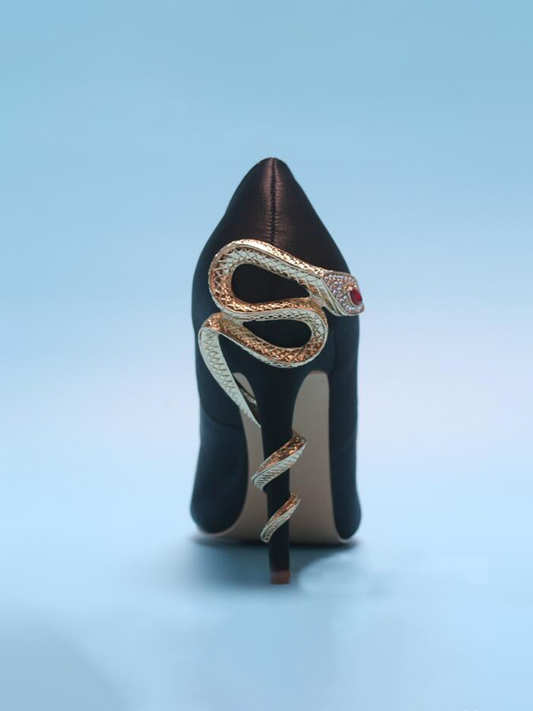 High Heel Satin Shoes