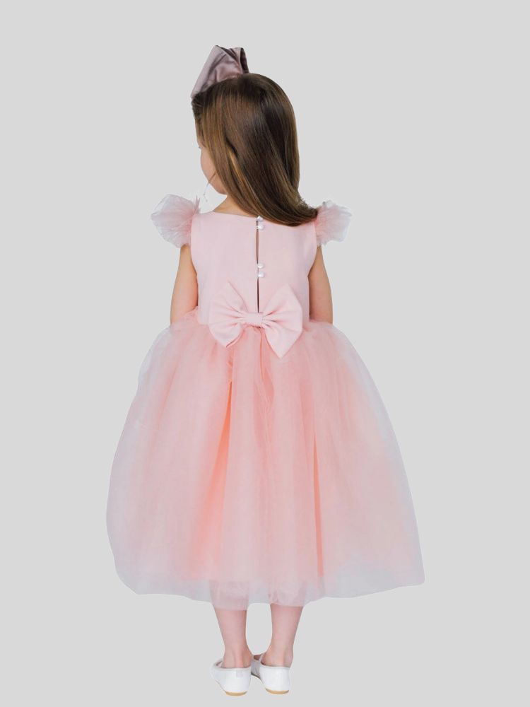 Liv Bow Tie Tulle Dress