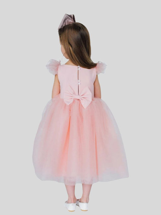 Liv Bow Tie Tulle Dress