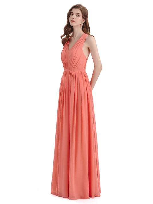 A-Line Chiffon Dress