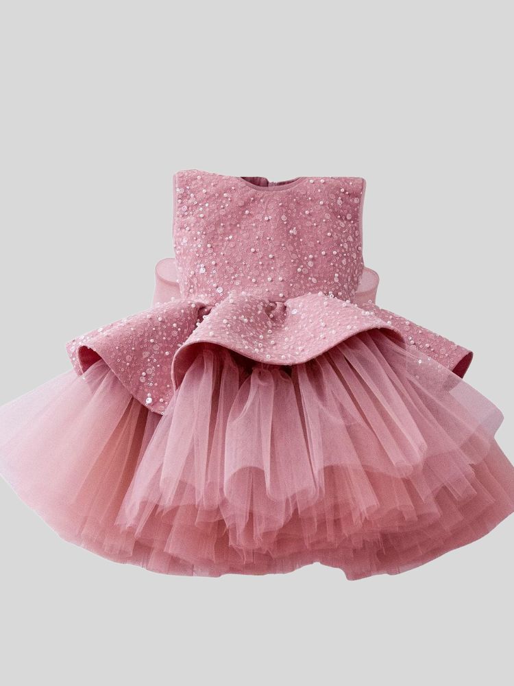 Legend Jewel Neckline Tulle Dress