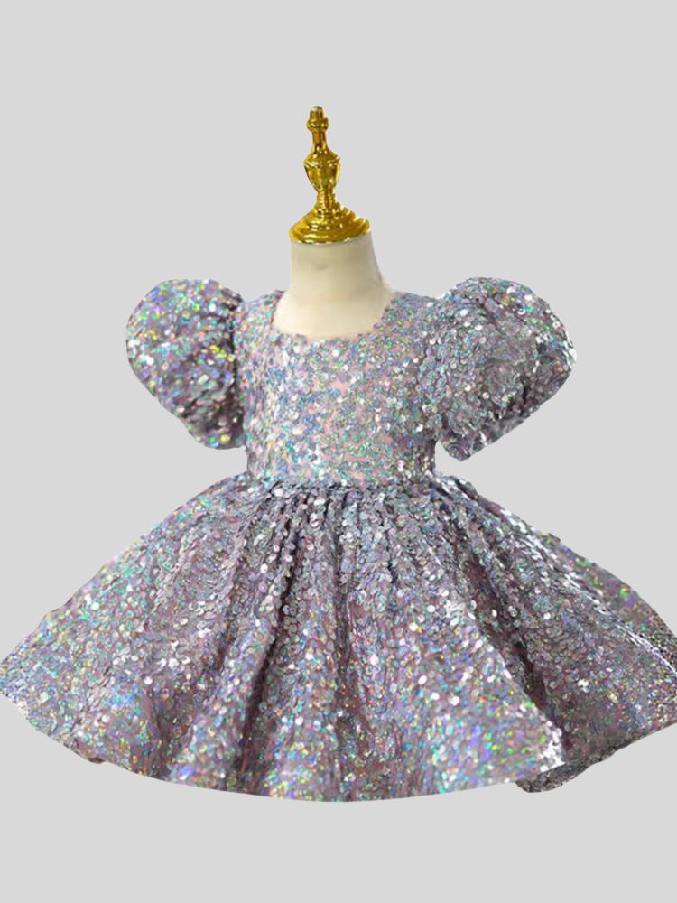 Alex A Line Sequin Dress