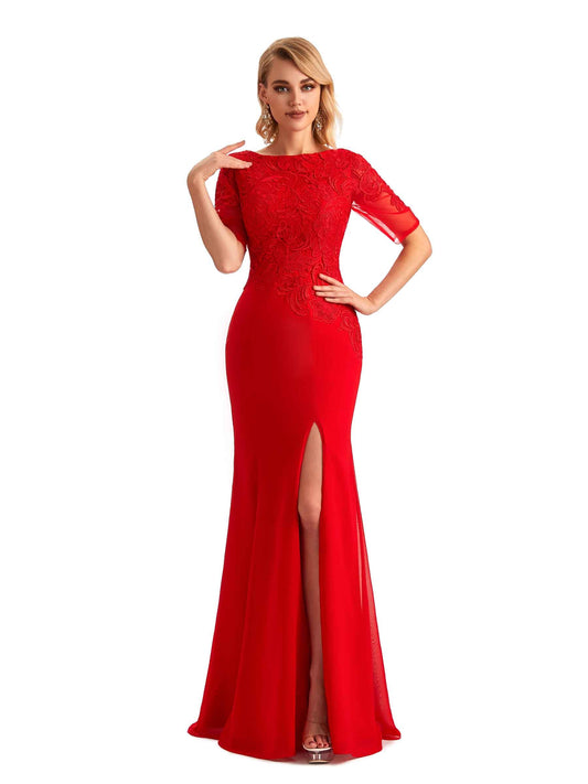 Ricarda Half Sleeves Chiffon Dress