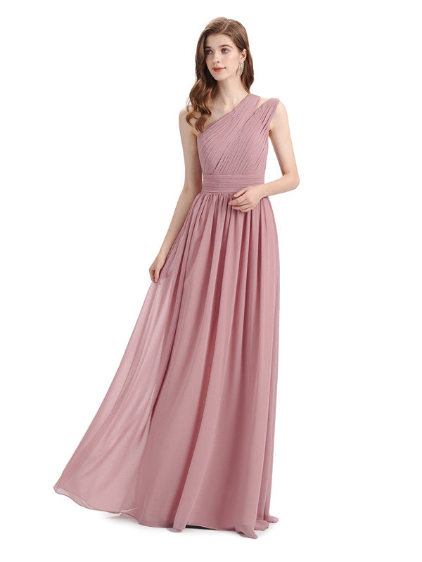 Jody One-shoulder Chiffon Dress