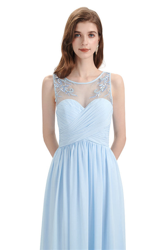 Sleeveless Chiffon Dress