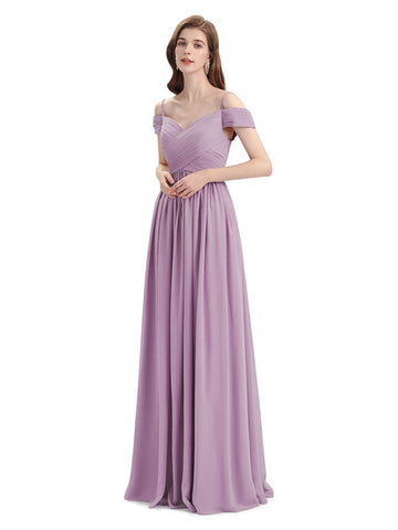 Cold Shoulder Chiffon Dress