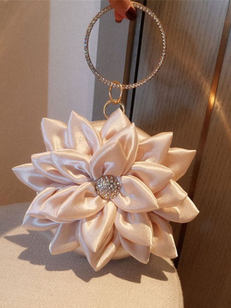 FCB Flower Clutch Single Shoulder Bag