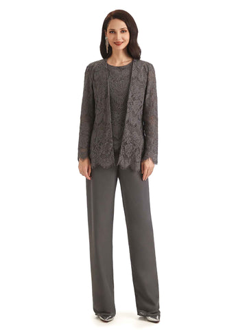 Yanliy Pant Suit Lace Dress