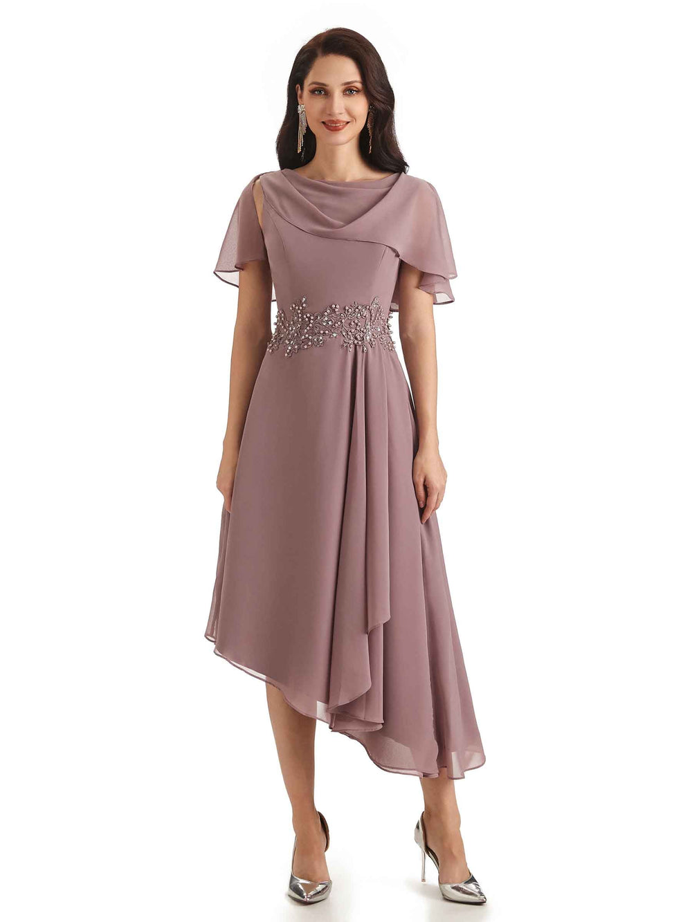 Arlan A-line Chiffon Dress
