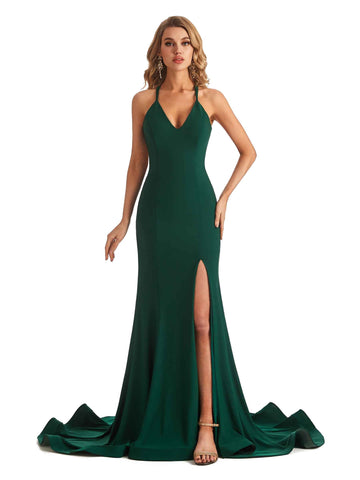 Oakley Side Slit Jersey Dress