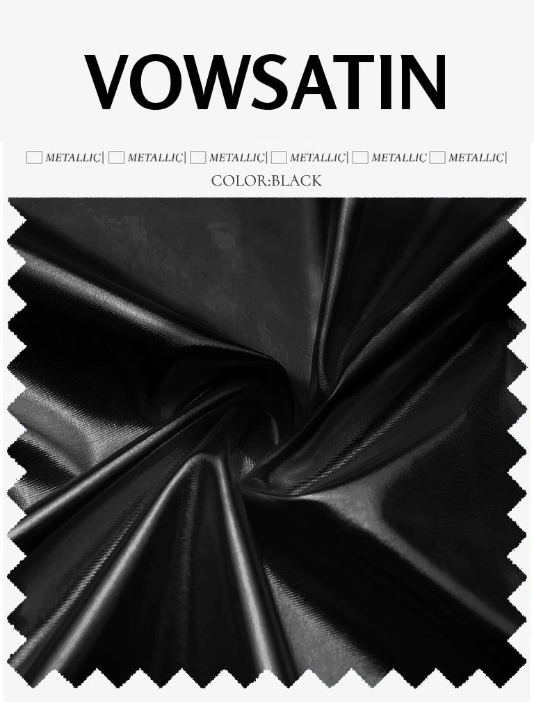 Black-Metallic Stretch ShinyMetallic Stretch Shiny