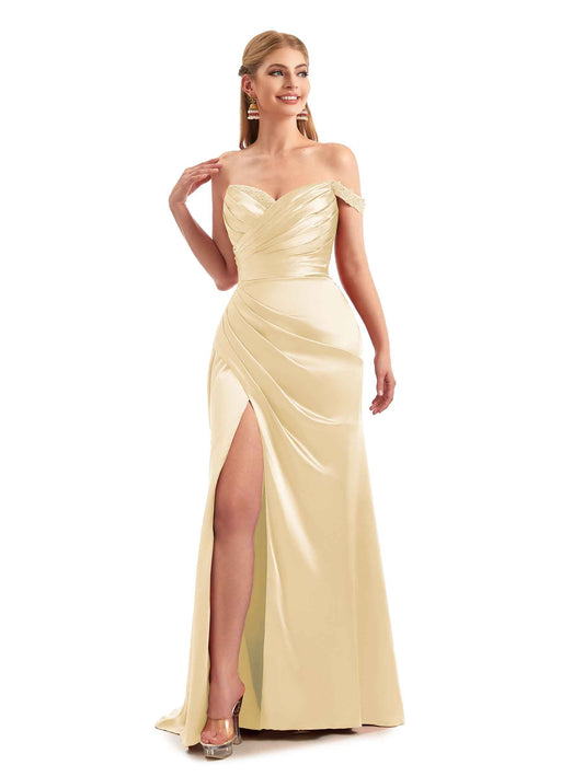 Orive Spring Strap Satin Dress