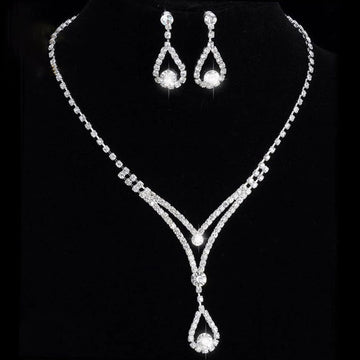 CN178 Flash Diamond Tassel Necklace