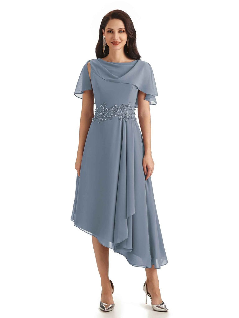 Dusty Blue Mother of the Bride Dresses | VowSatin Dusty Blue Mother of the Bride Dresses | VowSatin