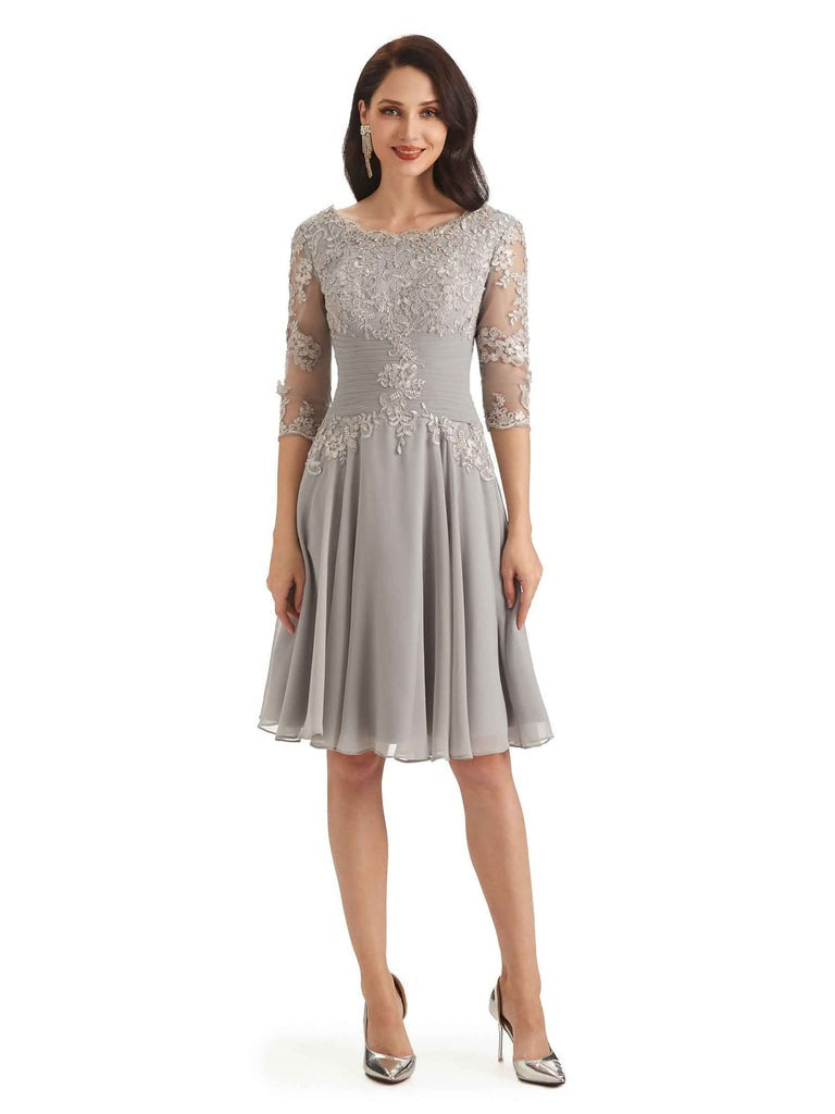 Knee Length Mother of the Bride Dresses | VowSatin