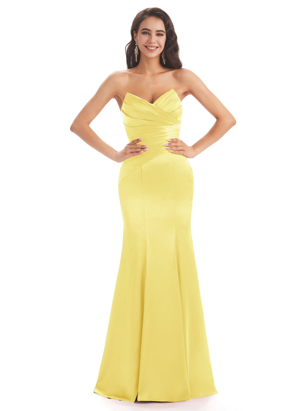 Lemon Bridesmaid Dresses | VowSatin Lemon Bridesmaid Dresses | VowSatin
