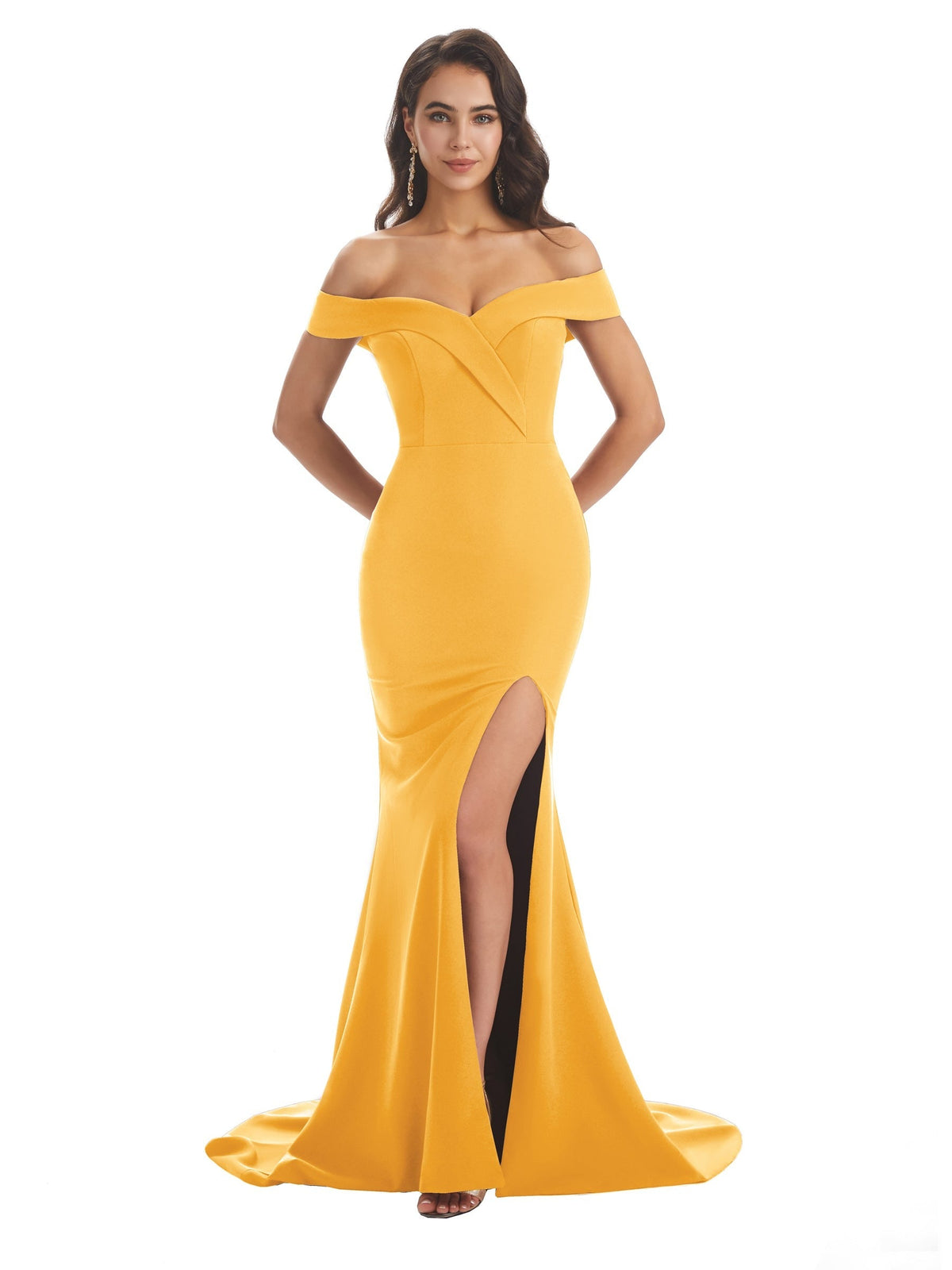 Marigold Bridesmaid Dresses | VowSatin