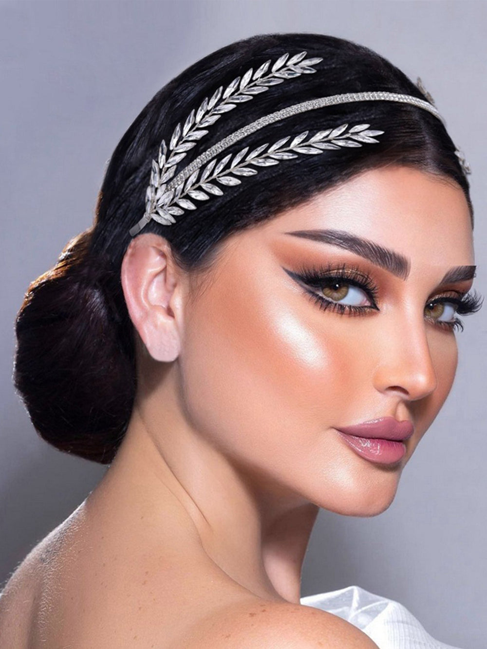 HP419 Simple Jewelry Rhinestone Headband