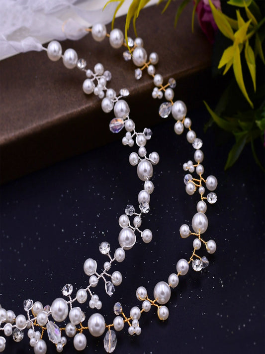 Rhinestone Pearl Headband