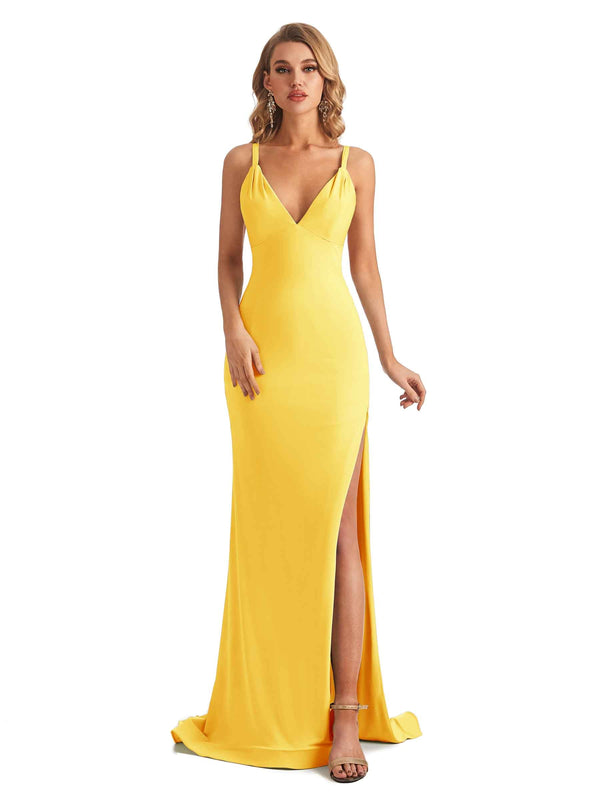 Yellow Bridesmaid Dresses | VowSatin