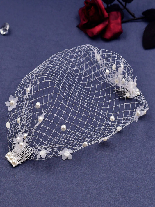 Vintage Pearls Veil