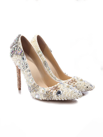 RPT Pearl Toe High Heel Shoes