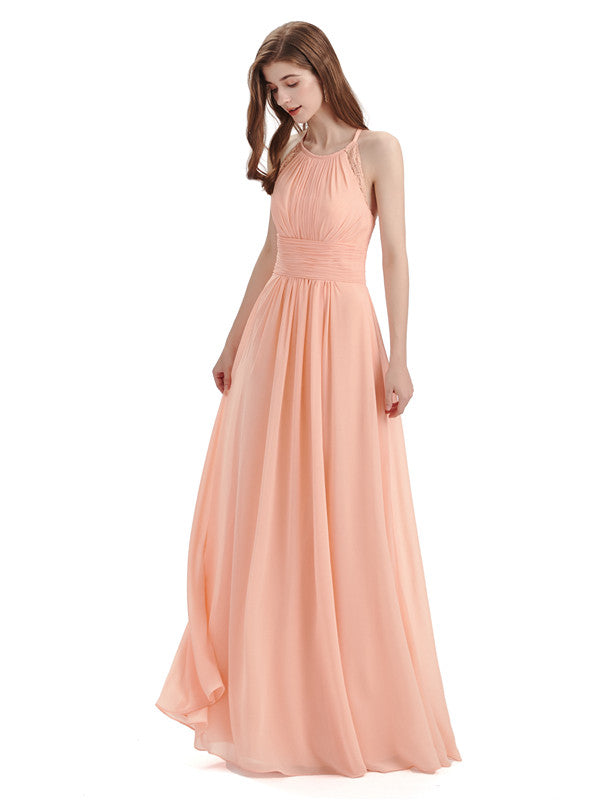 Halter Chiffon Dress