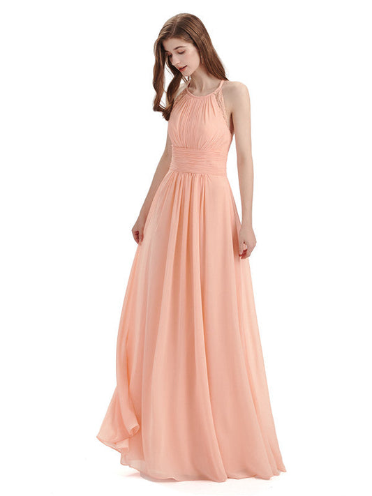Halter Chiffon Dress