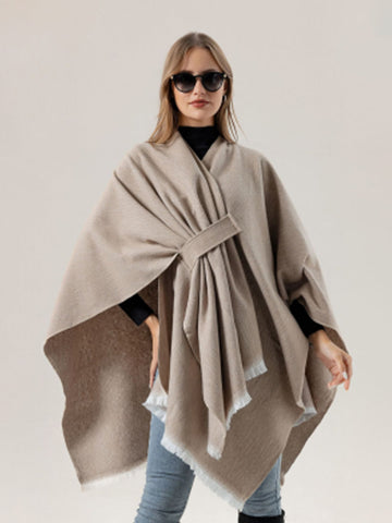 Open Front Shawl Wrap