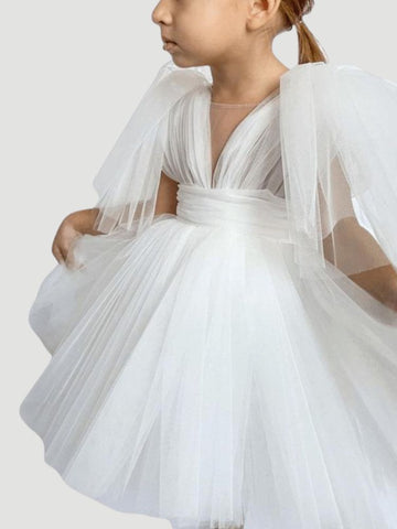 Sunny V-neck Tulle Dress