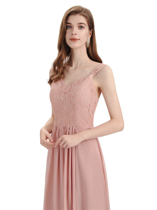 Side Slit Chiffon Dress