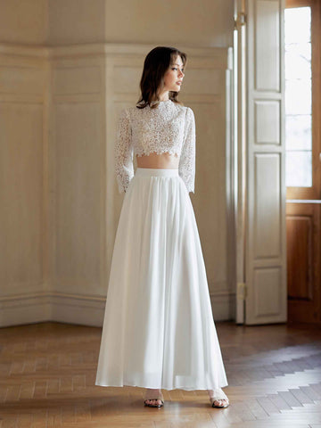 Hailee Two Pieces Lace Wedding Dresses