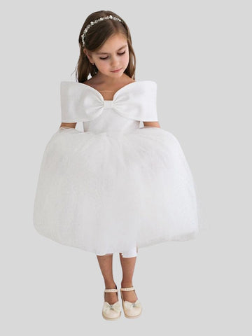 Idris Butterfly Sleeve Appliqued Dress