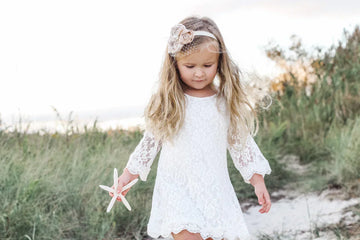 Cherry V-Neck Lace Dress