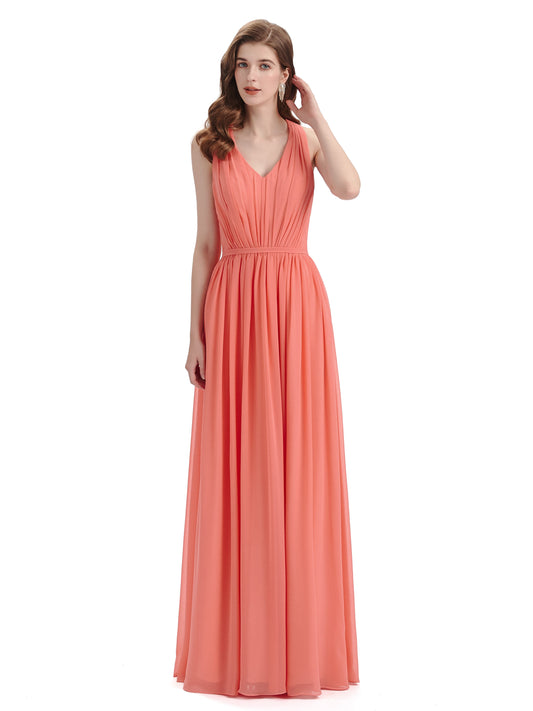 Camille A-Line Chiffon Dress