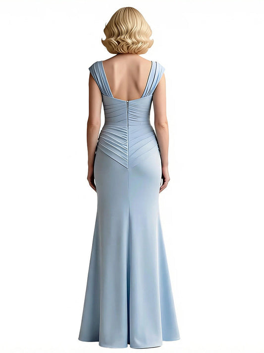 Sweetheart Sleeveless Crepe Dress