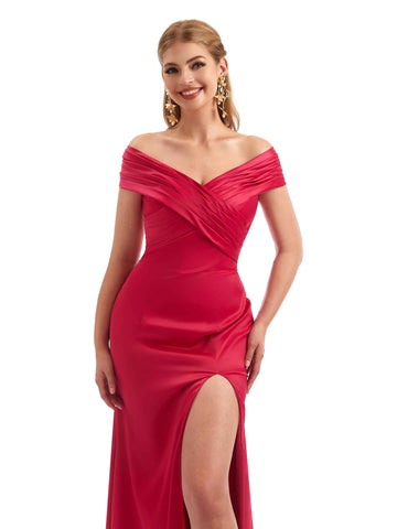 Katarina Spring Mermaid Satin Guest Dress