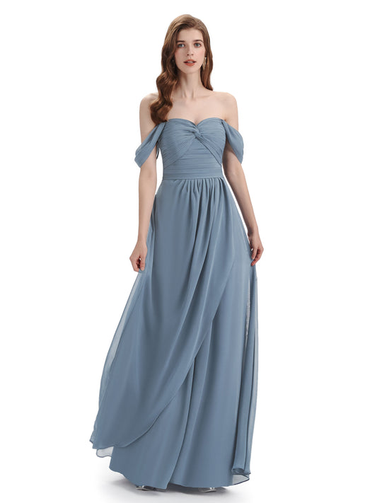 Glinda Floor Length Chiffon Dress