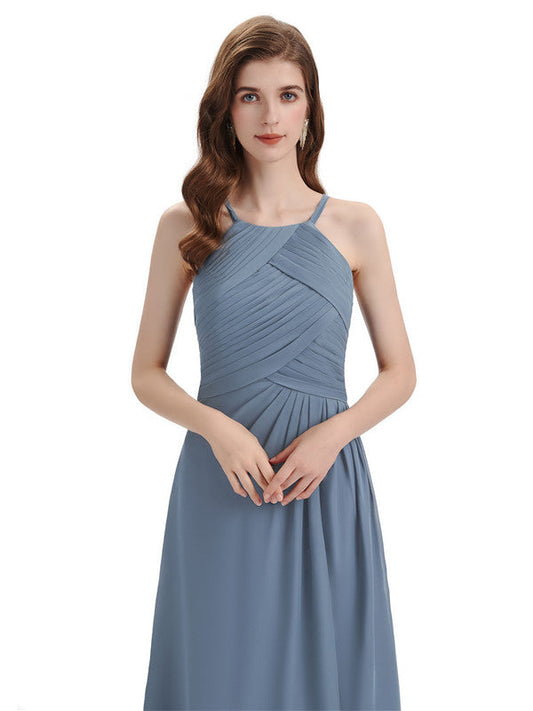 Side Slit Chiffon Dress